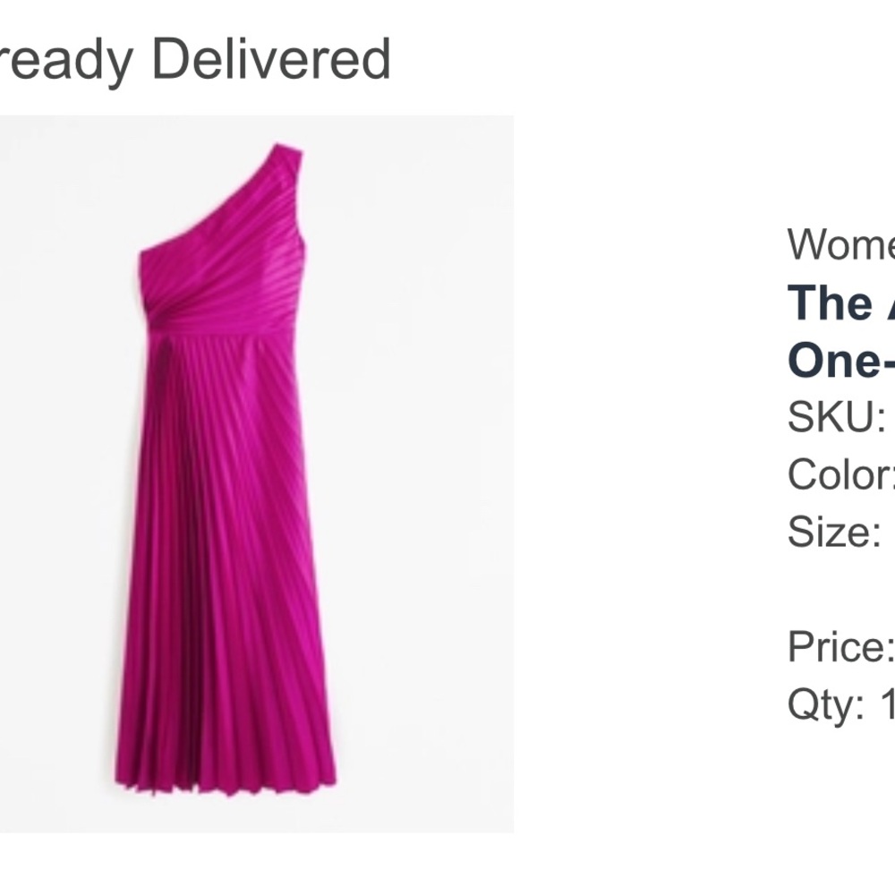 Abercrombie wedding guest dress